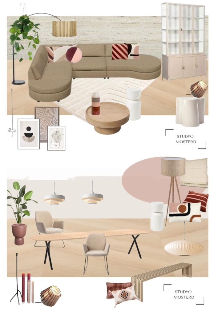 Moodboard woonboerderij Alblasserdam